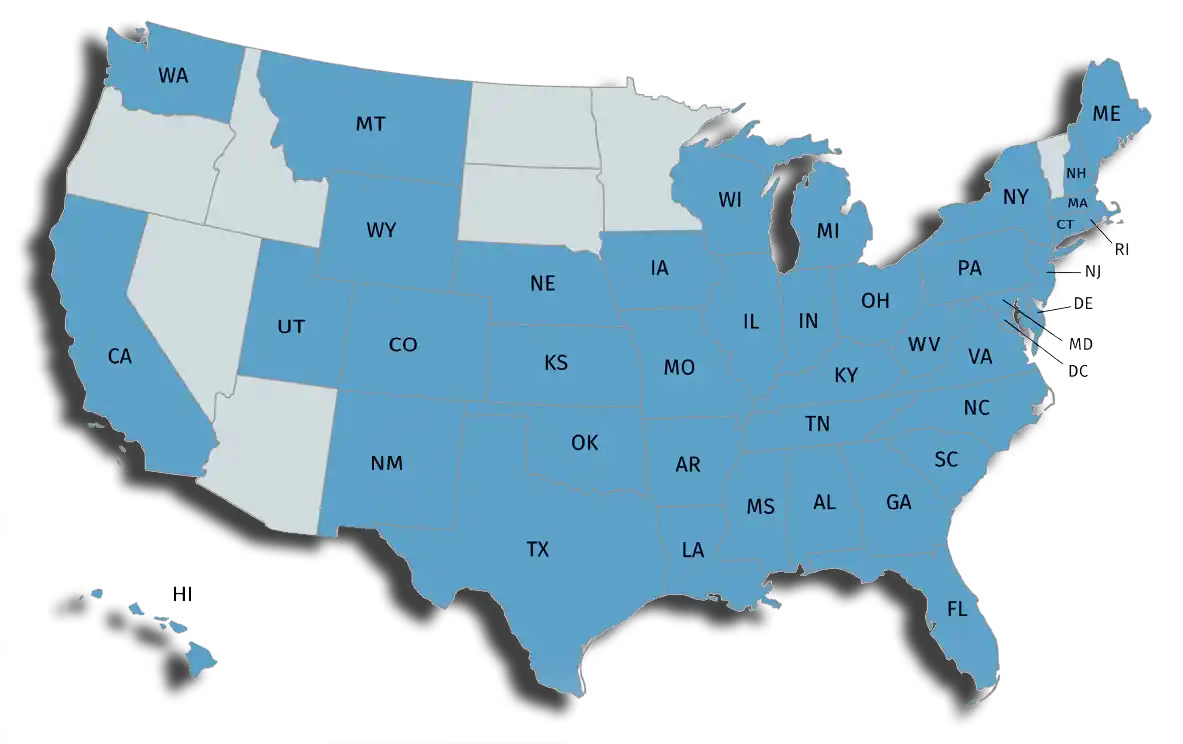 Where We Lend Map